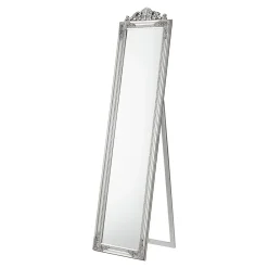 Miroir Simple|Helloshop26 Miroir sur pied inclinable 160 x argente