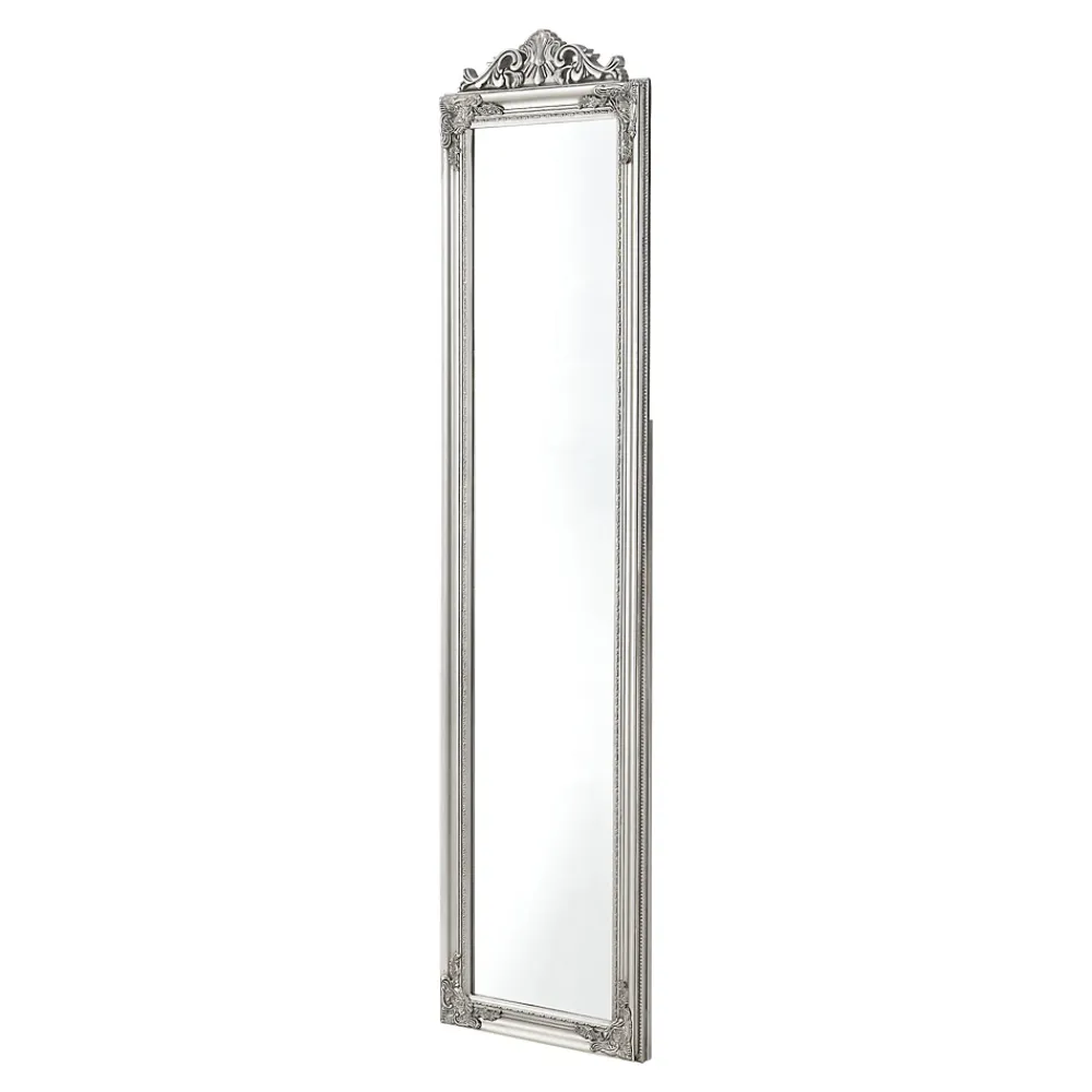 Miroir Simple|Helloshop26 Miroir sur pied inclinable 160 x argente