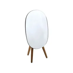 Spirella Miroir sur pied ovale Bois ALESIA Bois d'acacia