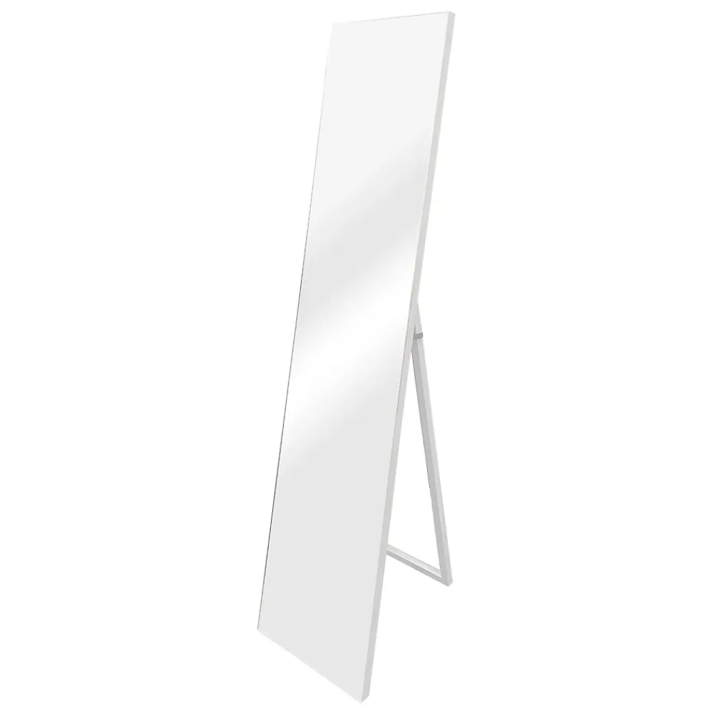 Miroir Simple|Helloshop26 Miroir sur pied psyche inclinable 150 blanc
