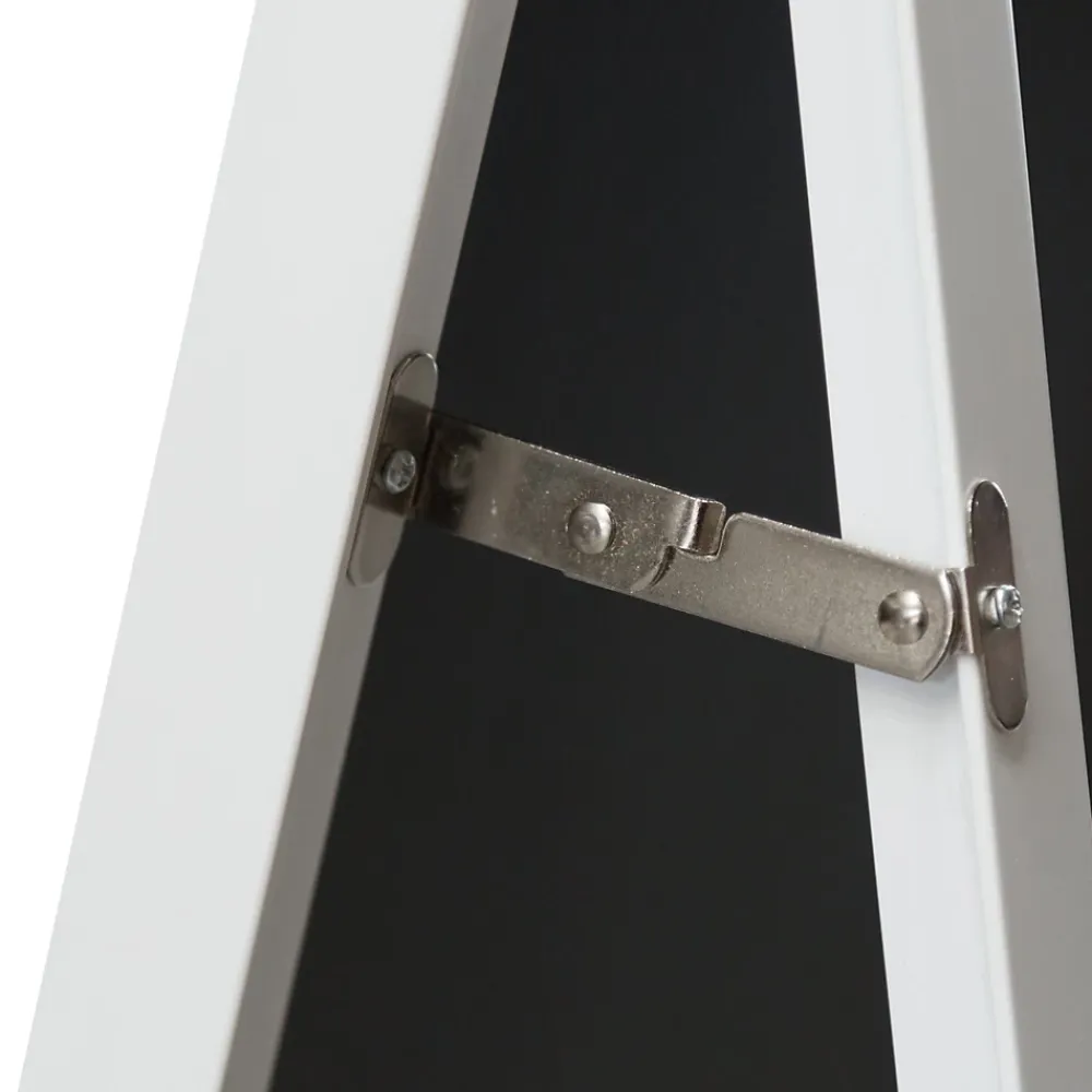 Miroir Simple|Helloshop26 Miroir sur pied psyche inclinable 150 blanc