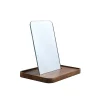 Spirella Miroir sur socle rectangulaire Bois ALESIA D'acacia