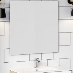 Kibath Miroir suspendu rectangulaire NEU, 80 cm x 60 cm, finition brillante