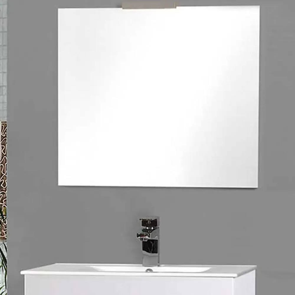 Miroir Simple|Kibath Miroir suspendu rectangulaire NEU, 80 cm x 70 cm, finition brillante