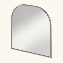 Cuisissimo Miroir vintage arche incurvé chromé CHLOÉ l 70 x H 70 cm