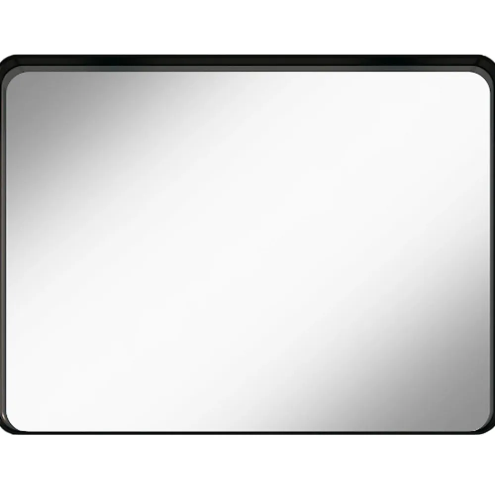 Essebagno Miroir 80x60 noir mat Indus