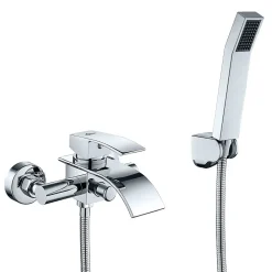 Robinet De Baignoire|Auralum Max Mitigeur baignoire avec douchette Salle de Bain Robinet de baignoire Douchette Chrome
