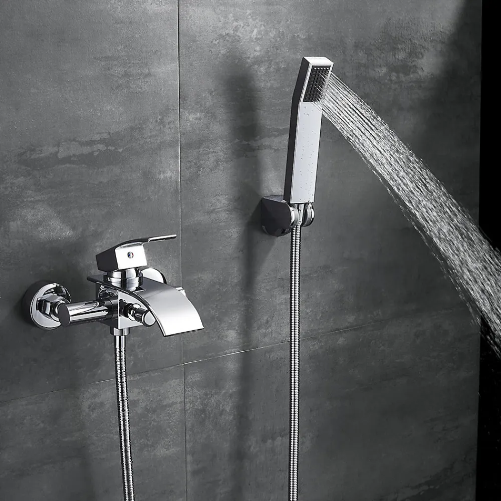 Robinet De Baignoire|Auralum Max Mitigeur baignoire avec douchette Salle de Bain Robinet de baignoire Douchette Chrome
