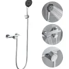 Robinet De Baignoire|Auralum Max Mitigeur baignoire avec douchette Salle de Bain Robinet de baignoire avec 5 Fonctions Douchette Chrome