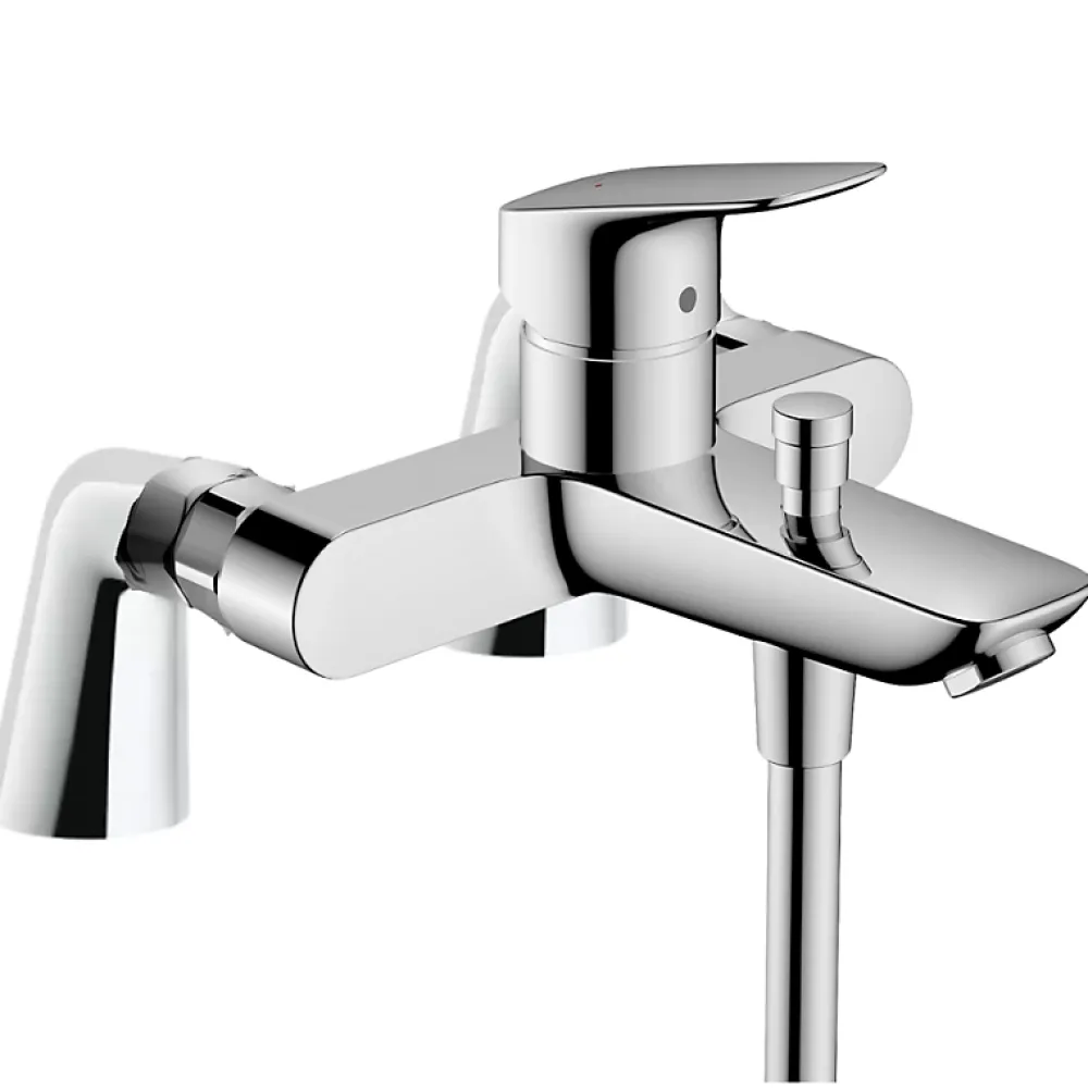 Robinet De Baignoire|Hansgrohe Mitigeur baignoire mécanique Logis avec colonnettes