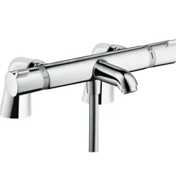 Robinet De Baignoire|Hansgrohe Mitigeur baignoire thermostatique Ecostat Comfort chromé avec colonnettes