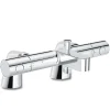 Grohe Mitigeur baignoire thermostatique Precision Get + Colonnettes Luxe chromé