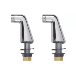 Grohe Mitigeur baignoire thermostatique Precision Get + Colonnettes Luxe chromé