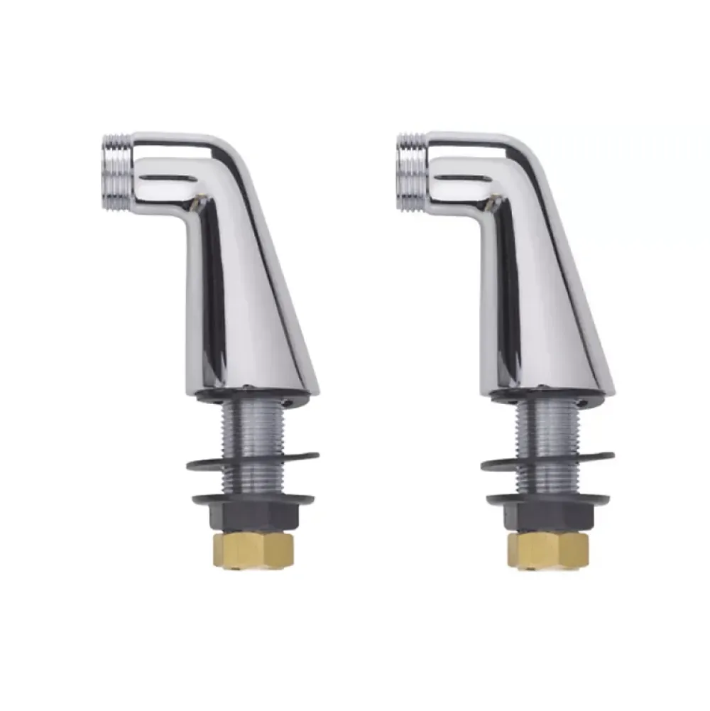 Grohe Mitigeur baignoire thermostatique Precision Get + Colonnettes Luxe chromé