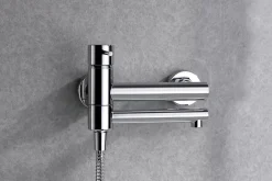Imex Products Mitigeur baignoiredouche chrome en laiton et zamak avec flexible metal 170 cm