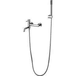 Imex Products Mitigeur baignoiredouche chrome en laiton et zamac avec flexible PVC 180 cm