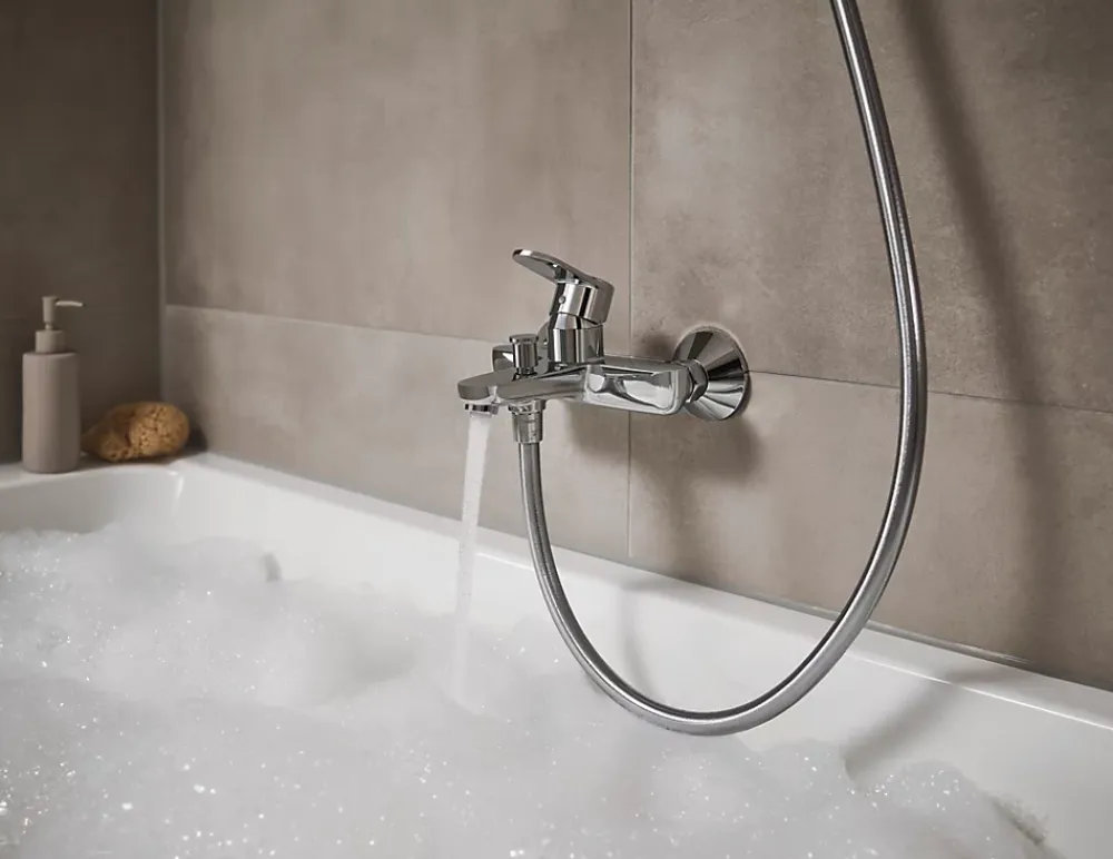 Robinet De Baignoire|Hansgrohe Mitigeur bain douche chrome Vernis Blend