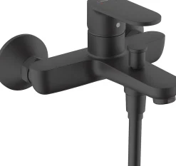 Hansgrohe Mitigeur bain douche mécanique noir mat Vernis Blend