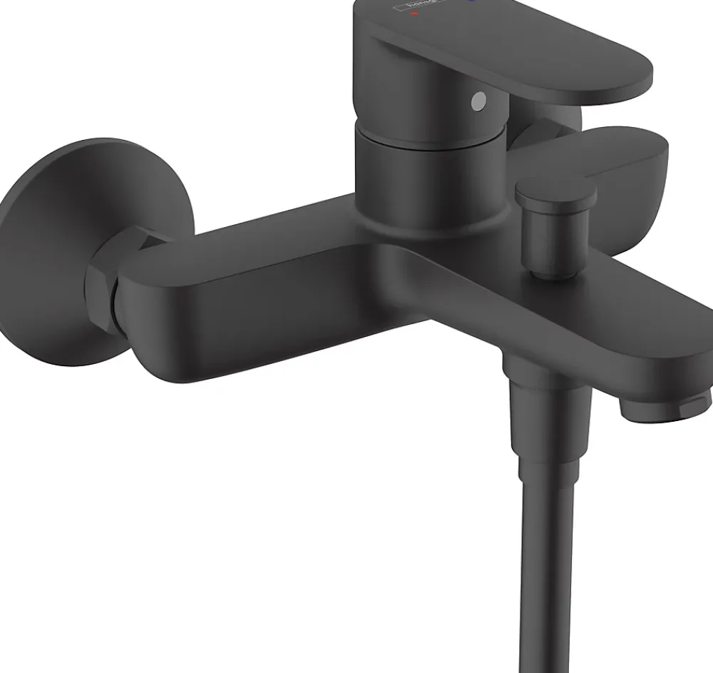 Hansgrohe Mitigeur bain douche mécanique noir mat Vernis Blend