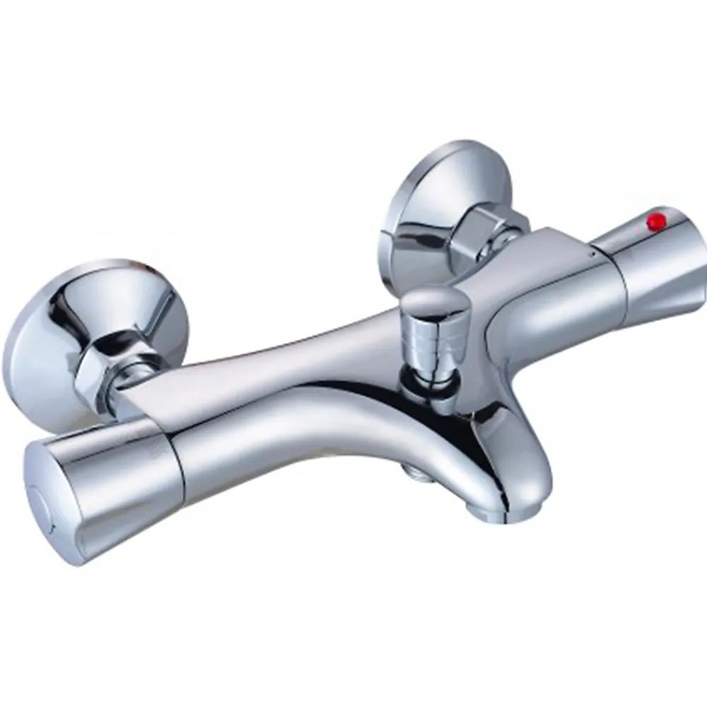 Robinet De Baignoire|Autres Mitigeur bain douche robinet thermostatique chromé