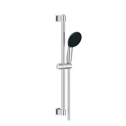 Grohe Mitigeur bain mécanique Bauloop avec ensemble de douche Vitalio Start avec colonnettes