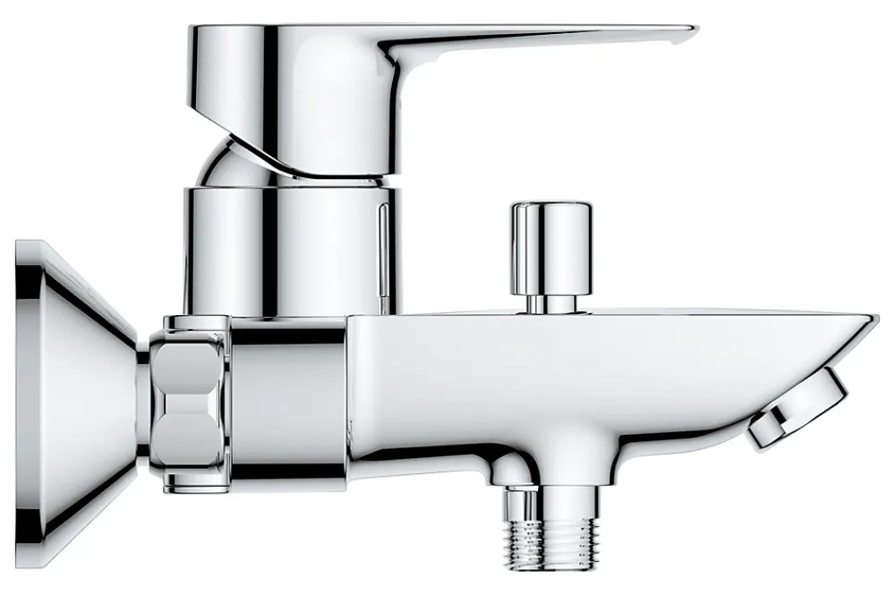 Robinet De Baignoire|Grohe Mitigeur bain/douche 2 trous StartLoop en laiton coloris chromé entraxe 150 mm