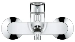 Robinet De Baignoire|Grohe Mitigeur bain/douche 2 trous StartLoop en laiton coloris chromé entraxe 150 mm