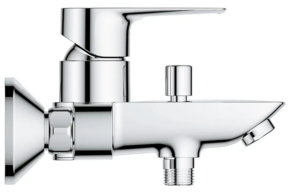 Robinet De Baignoire|Grohe Mitigeur bain/douche 2 trous StartLoop en laiton coloris chromé entraxe 150 mm
