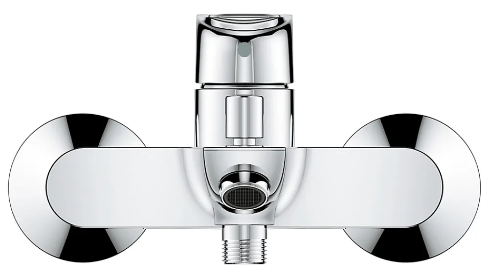 Robinet De Baignoire|Grohe Mitigeur bain/douche 2 trous StartLoop en laiton coloris chromé entraxe 150 mm