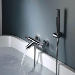 Imex Mitigeur Bain/Douche Anti-Calcaire Thermostatique Chrome LINE BTD038-4