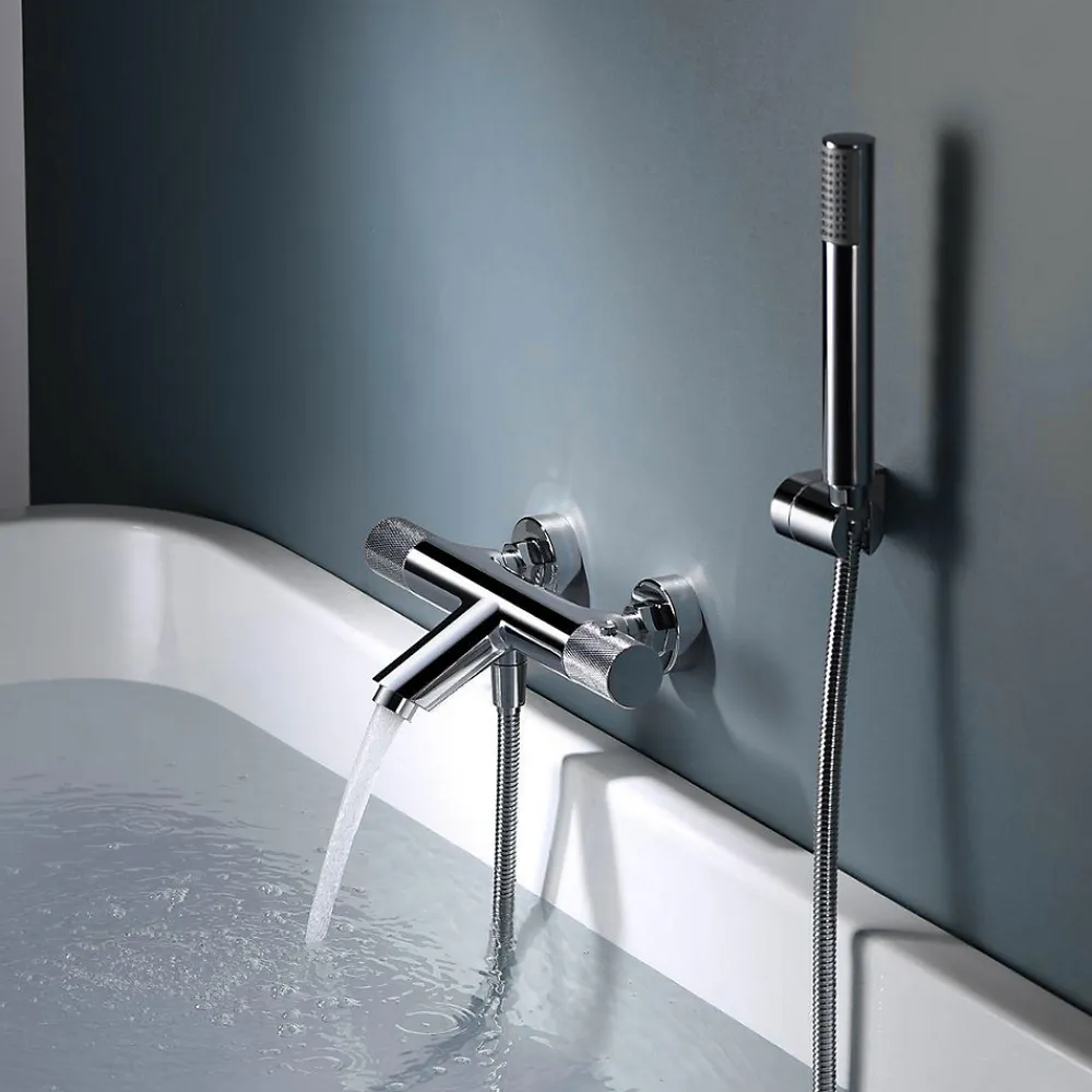 Imex Mitigeur Bain/Douche Anti-Calcaire Thermostatique Chrome LINE BTD038-4