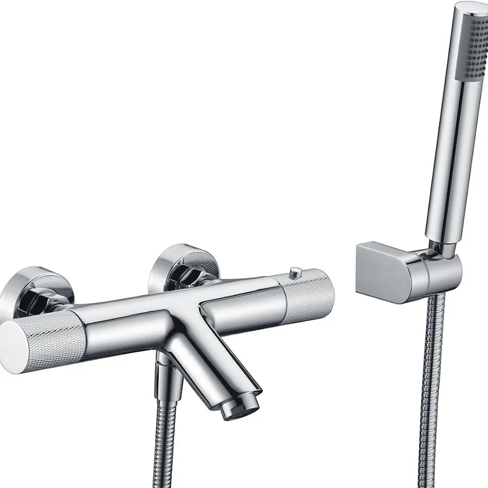 Imex Mitigeur Bain/Douche Anti-Calcaire Thermostatique Chrome LINE BTD038-4