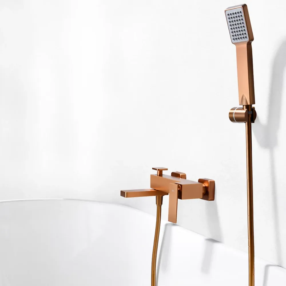 Robinet De Baignoire|Imex Mitigeur Bain/Douche Anti-Calcaire Or Rose Cuivré PISA BDP048-4ORC