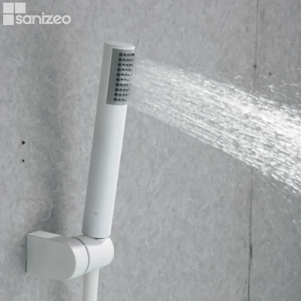 Imex Mitigeur Bain/Douche Anti-Calcaire Blanc Mat MILOSSTICK BDYS045-4BL