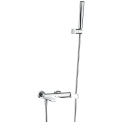 Robinet De Baignoire|Imex Mitigeur Bain/Douche Anti-Calcaire Chrome DINAMARCA BR031-4