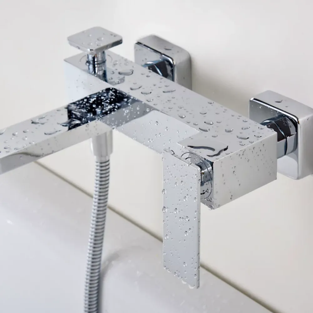 Robinet De Baignoire|Imex Mitigeur Bain/Douche Anti-Calcaire Chrome PISA BDP048-4