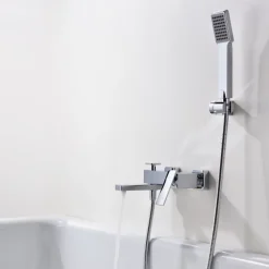 Robinet De Baignoire|Imex Mitigeur Bain/Douche Anti-Calcaire Chrome PISA BDP048-4