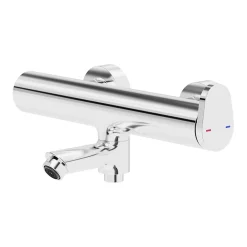 Robinet De Baignoire|GoodHome Mitigeur bain-douche chrome Nyasa