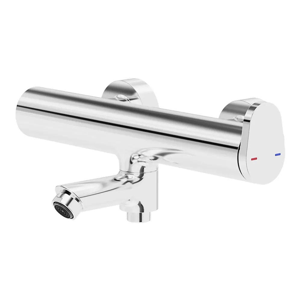 Robinet De Baignoire|GoodHome Mitigeur bain-douche chrome Nyasa