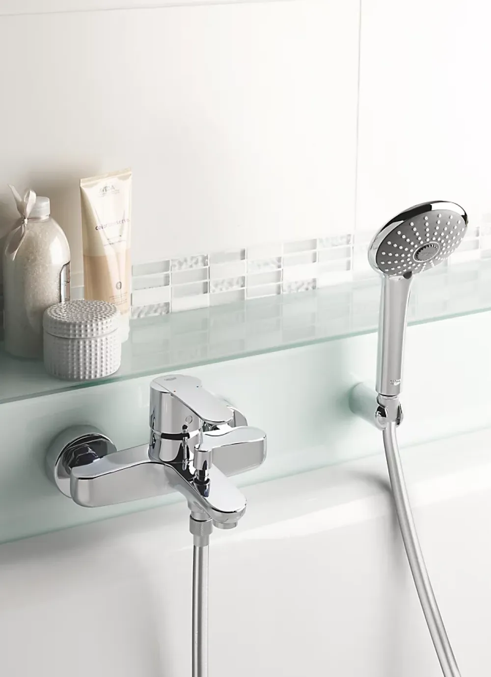 Grohe Mitigeur bain/douche chrome Cosmo