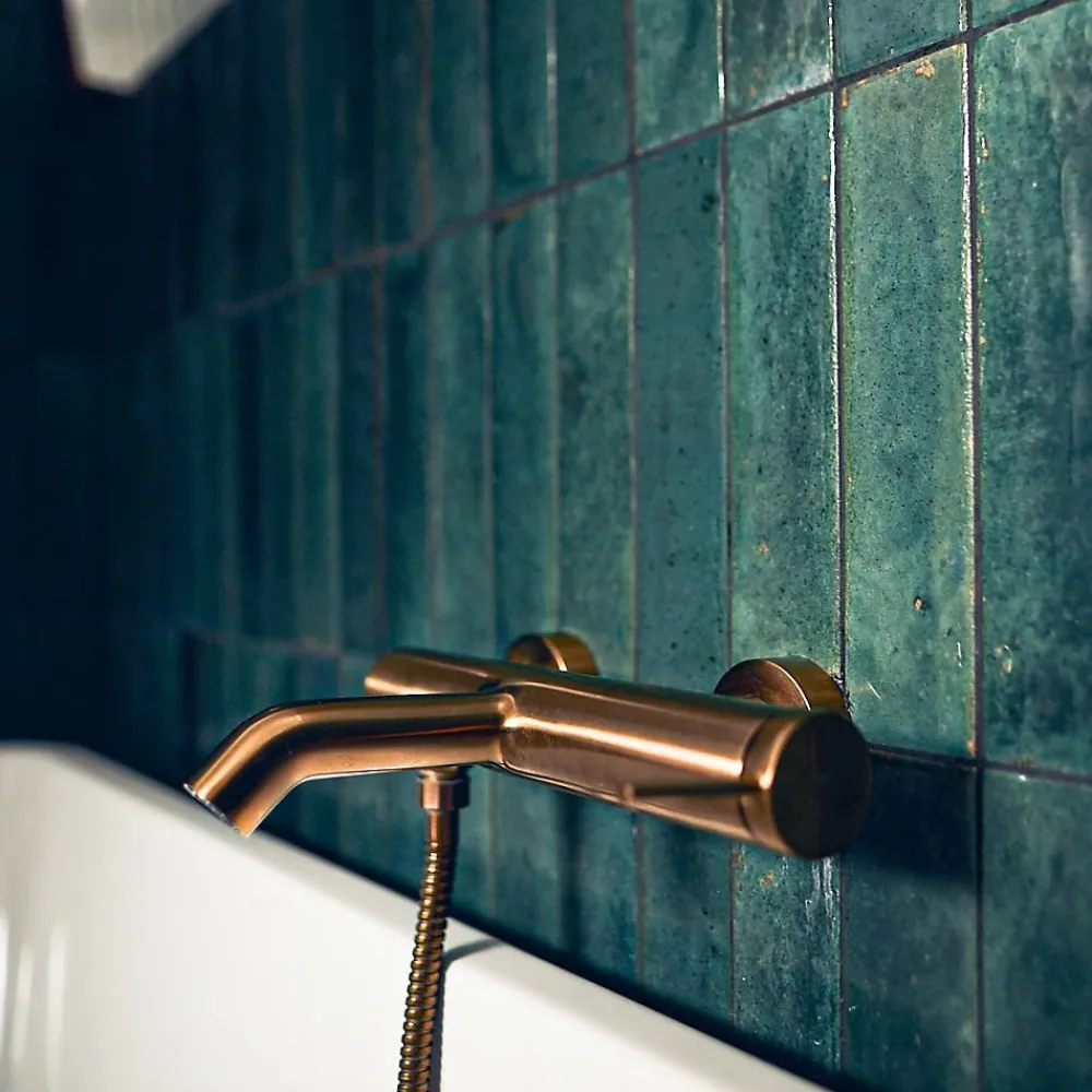 Essebagno Mitigeur bain-douche mécanique cuivre brossé Luisa