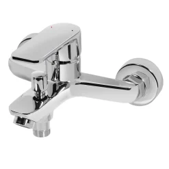 Robinet De Baignoire|GoodHome Mitigeur bain/douche mécanique, chrome, NF, Aisai