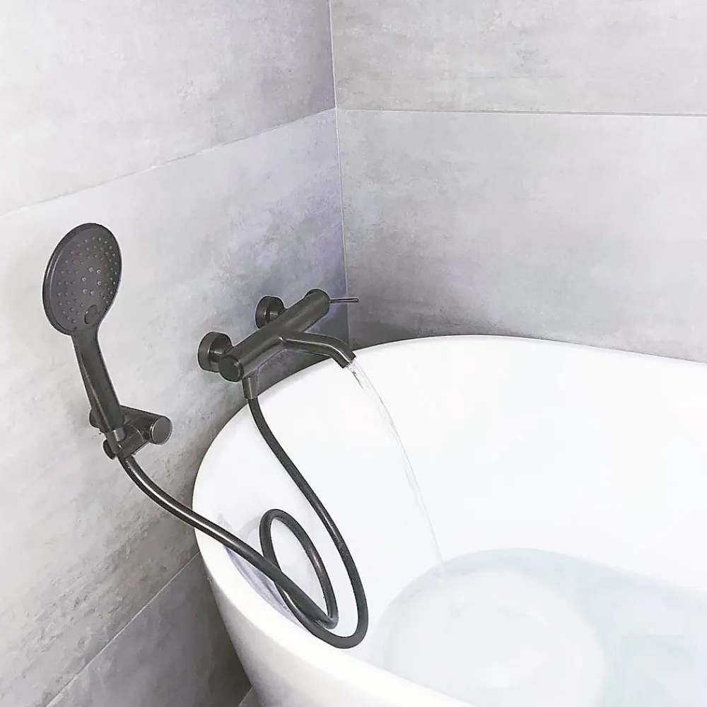 Essebagno Mitigeur bain-douche mécanique gun métal Luisa
