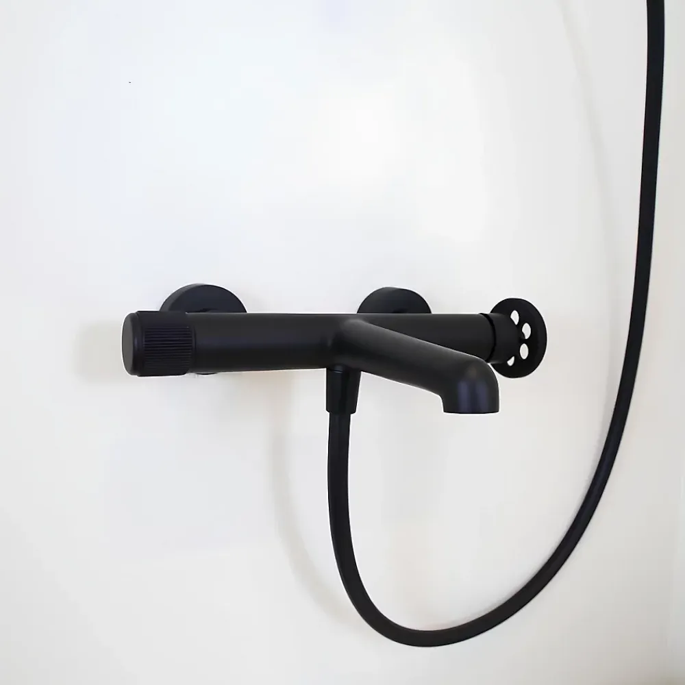 Essebagno Mitigeur bain-douche mécanique noir Indus