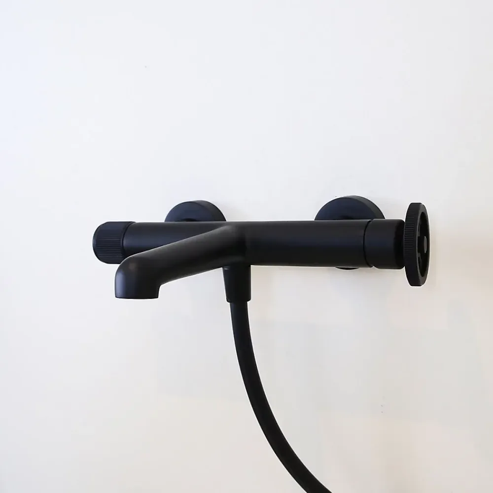 Essebagno Mitigeur bain-douche mécanique noir Indus