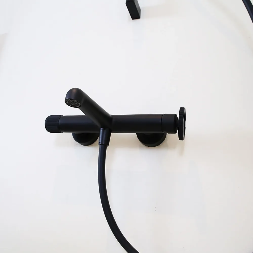 Essebagno Mitigeur bain-douche mécanique noir Indus