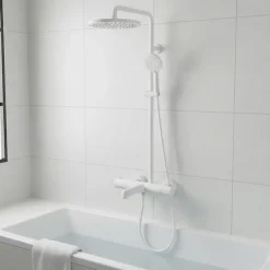 Essebagno Mitigeur bain-douche thermostatique blanc Luisa