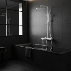 Essebagno Mitigeur bain-douche thermostatique blanc Luisa