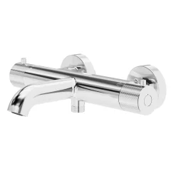 Robinet De Douche|GoodHome Mitigeur bain/douche thermostatique, chrome, Owens