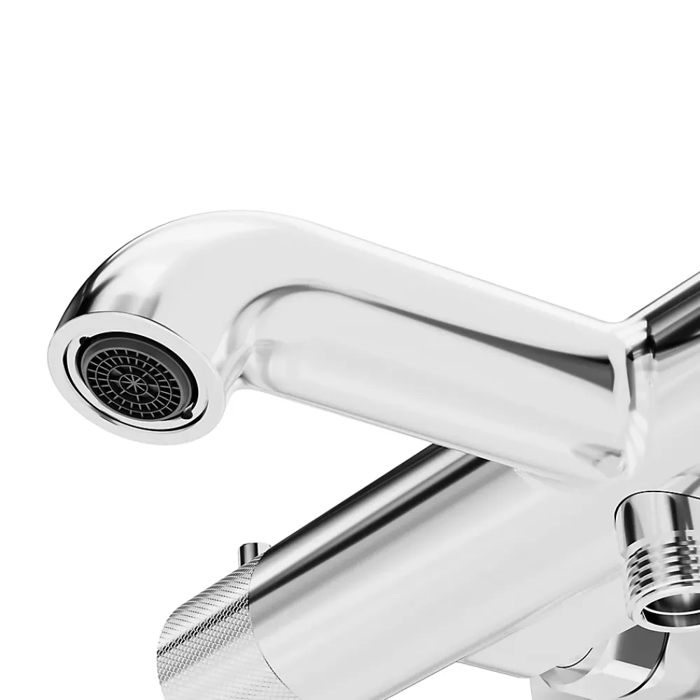 Robinet De Douche|GoodHome Mitigeur bain/douche thermostatique, chrome, Owens